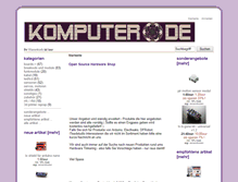 Tablet Screenshot of komputer.de